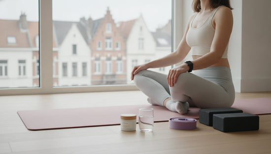 Accessoires yoga débutant Belgique : Le guide pour s'équiper et pratiquer chez soi en 2026